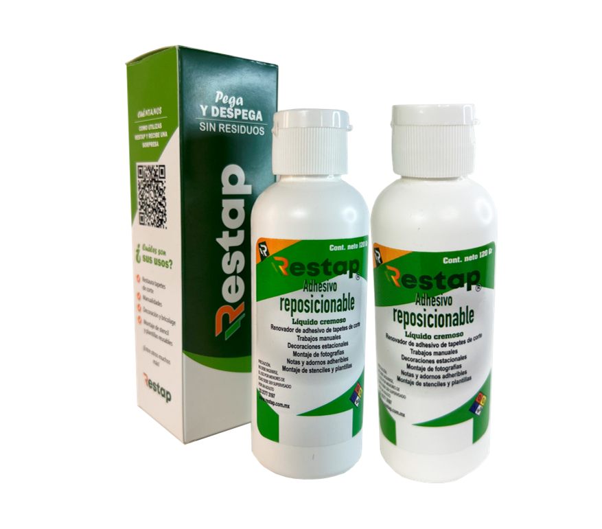 Restap Adhesivo Reposicionable 2pack