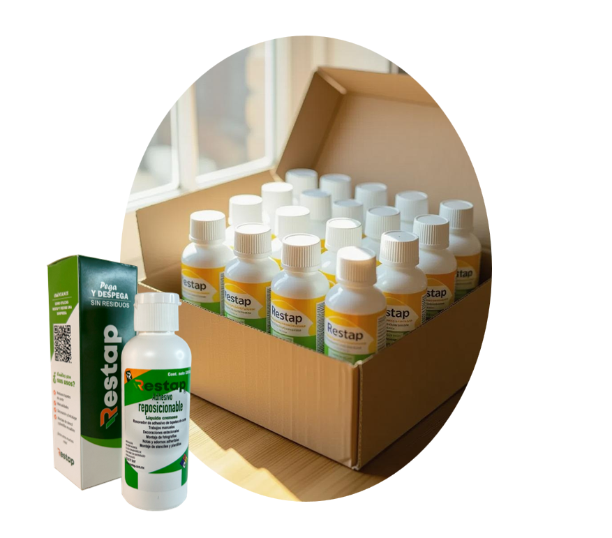 Caja 16 Adhesivos Reposicionables Restap