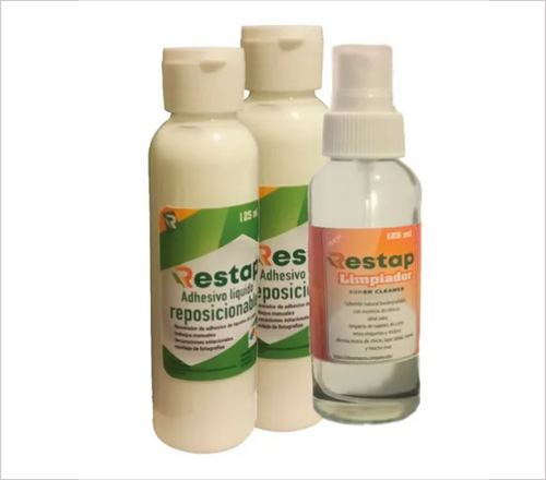 Kit Pro Restap – 2 Adhesivos Reposicionables + Limpiador